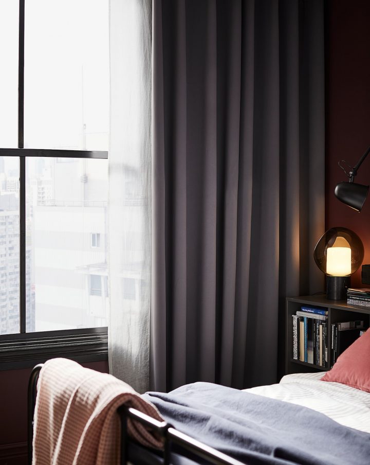 Hilleborg Rideaux Occultant, 2 Pièces – Gris 145X300 Cm serapportantà Rideaux Phoniques Ikea