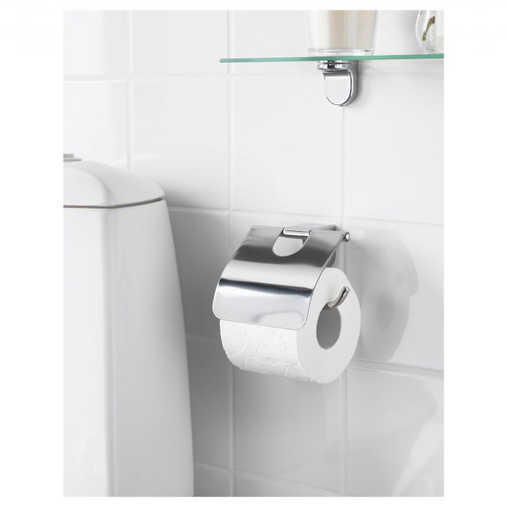 Ikea Kalkgrund Distributeur De Papier Toilette Chromé Wc tout Arbre Papier Toilette Ikea