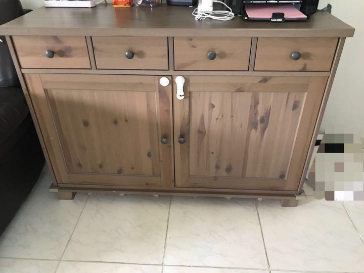 Ikea Stornas Buffet Drawers / Chest tout Buffet Acacia Ikea