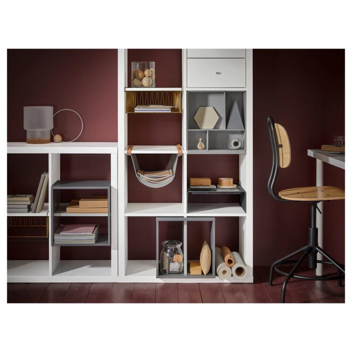 Kallax Demi-Étagère, Gris Clair – Ikea In 2020 | Kallax Ikea serapportantà Ikea Billy Demi-Étagère