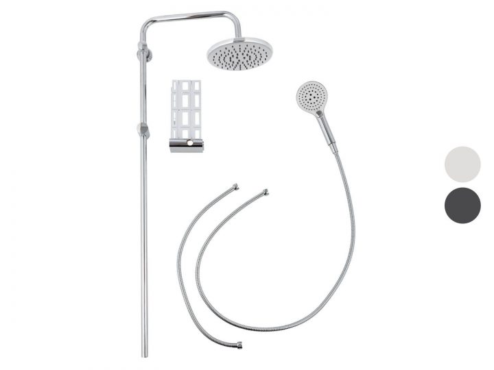 Miomare® Set De Douche, Avec Tablette | Lidl destiné Colonne De Douche Miomare Lidl