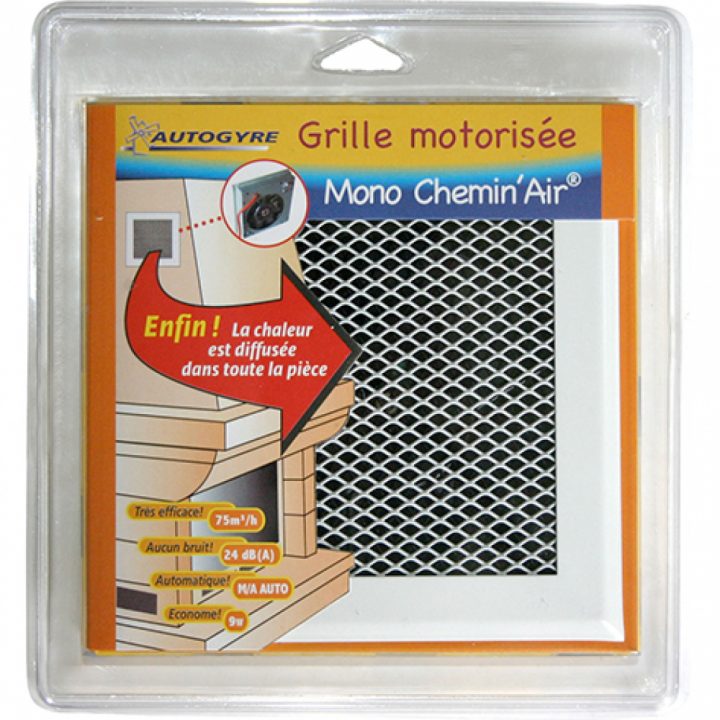 Mono Bouche Chemin'Air – Autogyre concernant Grille Motorisée De Récupération De Chaleur Cheminée