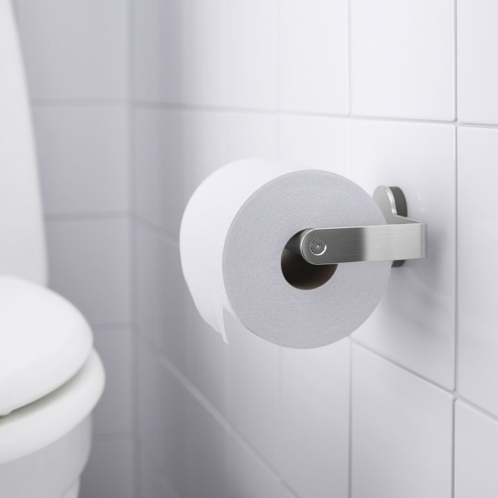 Nouveau Ikea Brogrund Bon Acier Inoxydable Porte-Rouleaux De à Arbre Papier Toilette Ikea