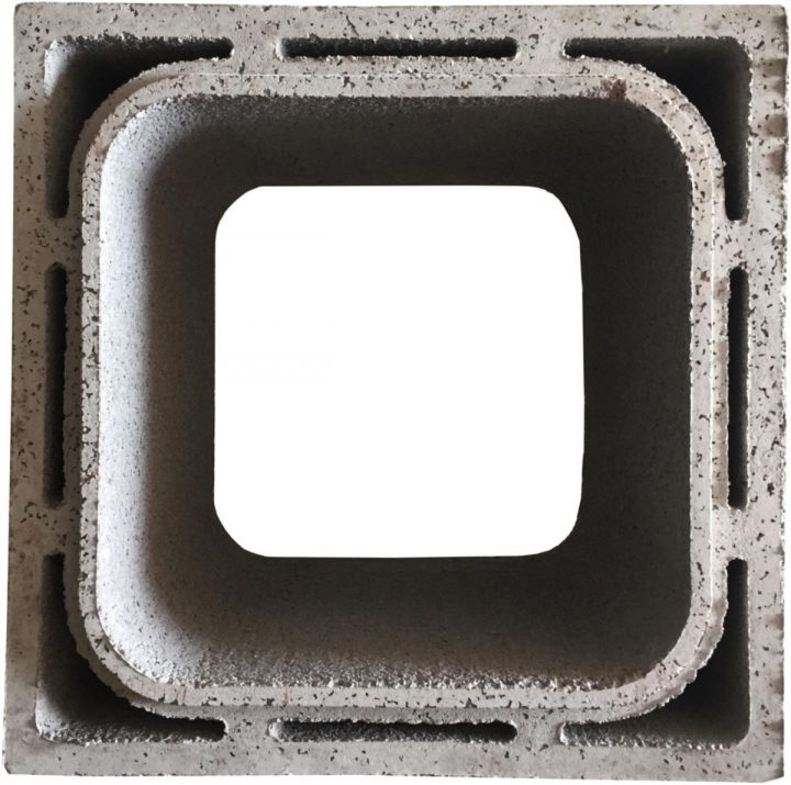 Novatab – Boisseau Cbr5 – 30X30X33 Cm – Béton Pouzzolane avec Boisseau Béton 40X40