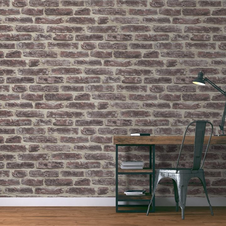 Papier Peint Intissé Imitation Brique intérieur Papier Peint Brique 3D Castorama