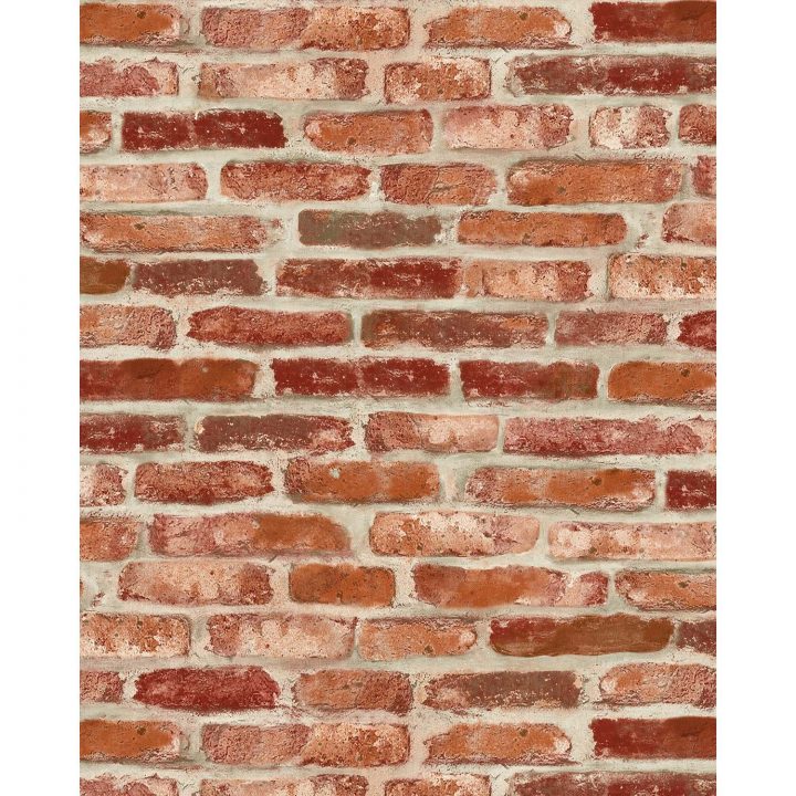 Papier Peint Vinyle 3D Brique Rouge Lutece | Brique Rouge pour Papier Peint Brique 3D Castorama