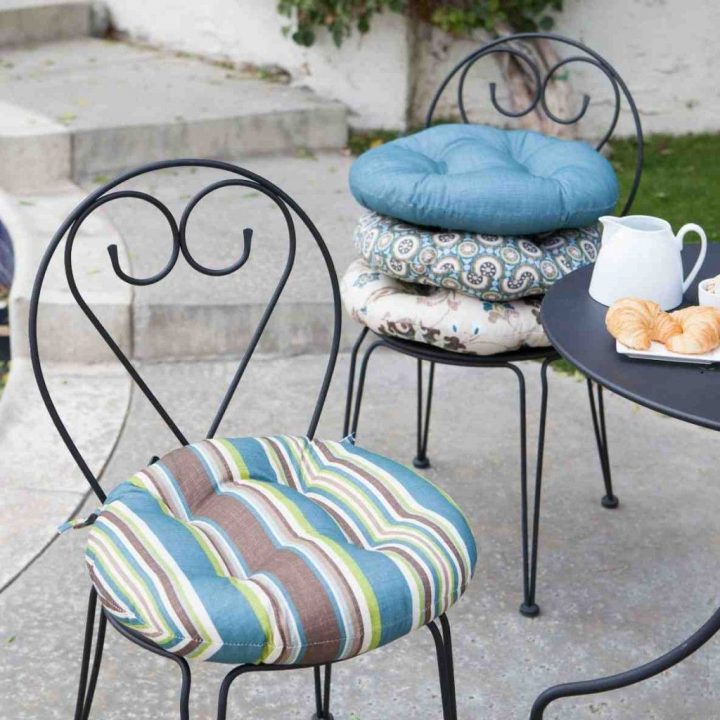 Patio Chair Cushions Sale | Round Outdoor Cushions, Patio destiné Kapok Castorama