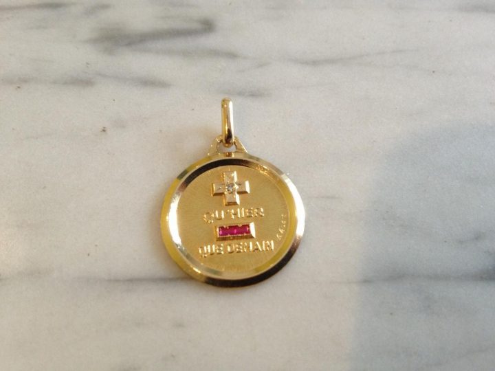 Pendentif Medaille D'Amour Or 18 Carats, Occasion, Aaugis avec Medaille D&#039;Amour Augis Occasion