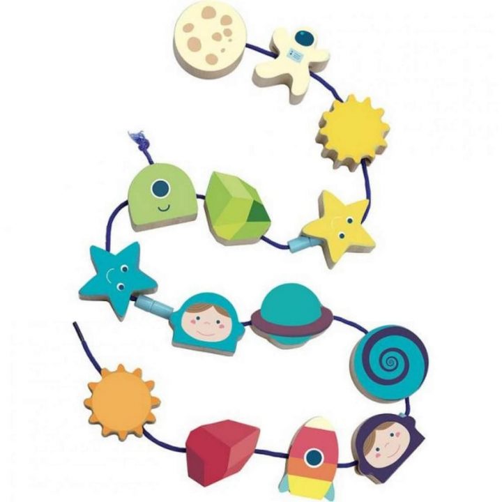 Perles De L'Espace : Dans Les Étoiles à Rideau Perle Bois Gifi