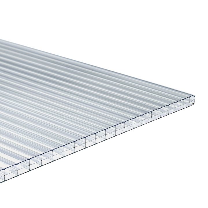 Plaque Polycarbonate Clair Triple Paroi – Plaque Et Bardeau intérieur Plaque Plastique Transparent Castorama