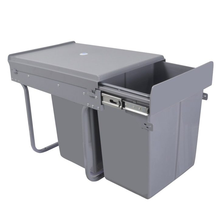 Poubelle Intérieure De Porte De Tri 2 X 20L serapportantà Récupérateur De Chaleur Bricomarché