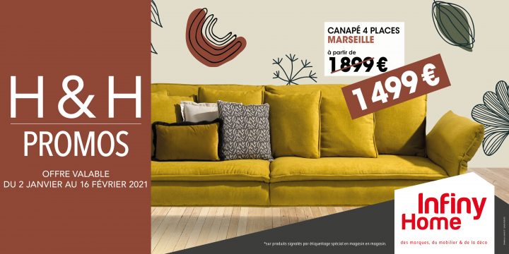 Promos Du Moment | Infiny Home – La Galerie Du Mobilier À tout Magasin De Meubles H&H Le Mans