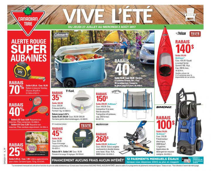 Publisac 2017 Flyer (Ctc_Wk31_Fr_7F) By Salewhale – Issuu encequiconcerne Ventilateur Plafond Canadian Tire