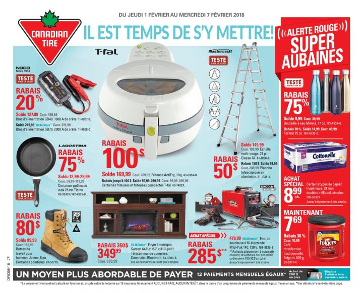 Publisac 2018 Flyer (Ctc_Wk5_Fr_7F) By Salewhale – Issuu dedans Robinet Lavabo Canadian Tire