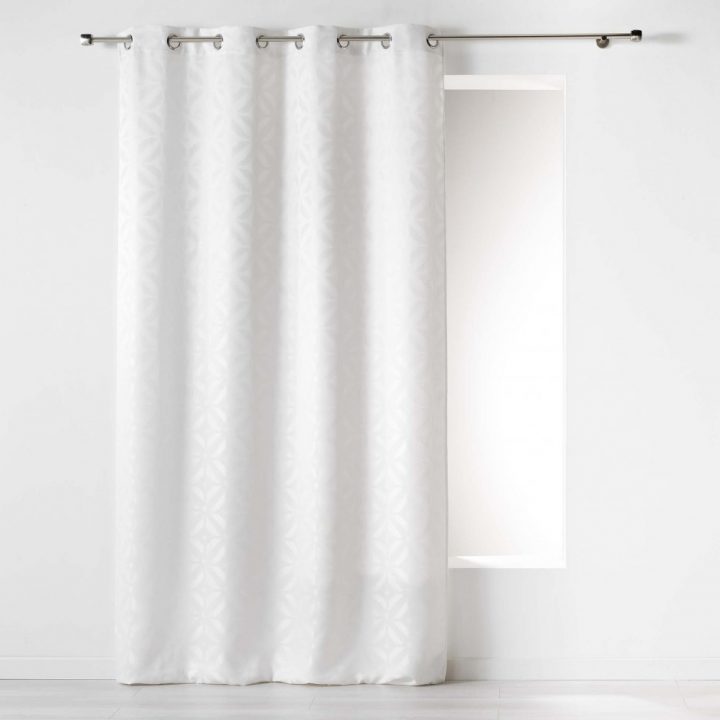 Rideau À Œillets Jacquard Blanc Majestic serapportantà Rideau Isolant Thermique Gifi Avis Rideau À Œillets Jacquard Blanc Majestic serapportantà Rideau Isolant Thermique Gifi Avis