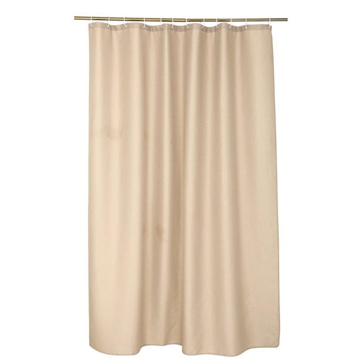Rideau De Douche Avec Crochets Quartz Taupe à Guirlande Rideau Gifi