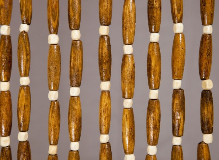 Rideau De Porte En Perles De Bois – 90 X 200 Cm serapportantà Rideau Perle Bois Castorama