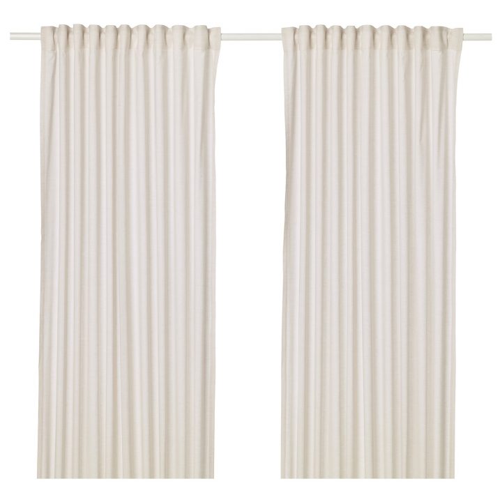 Rideaux De Douche Maison Ikea Lill Rideaux 280 X 250 Cm à Rideau Perle Bois Ikea