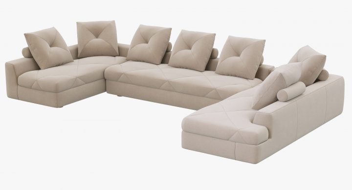 Roche Bobois Preface Modular Sofa 3D Model à Canape Preface
