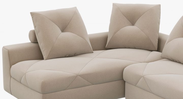 Roche Bobois Preface Modular Sofa 3D Model destiné Canape Preface