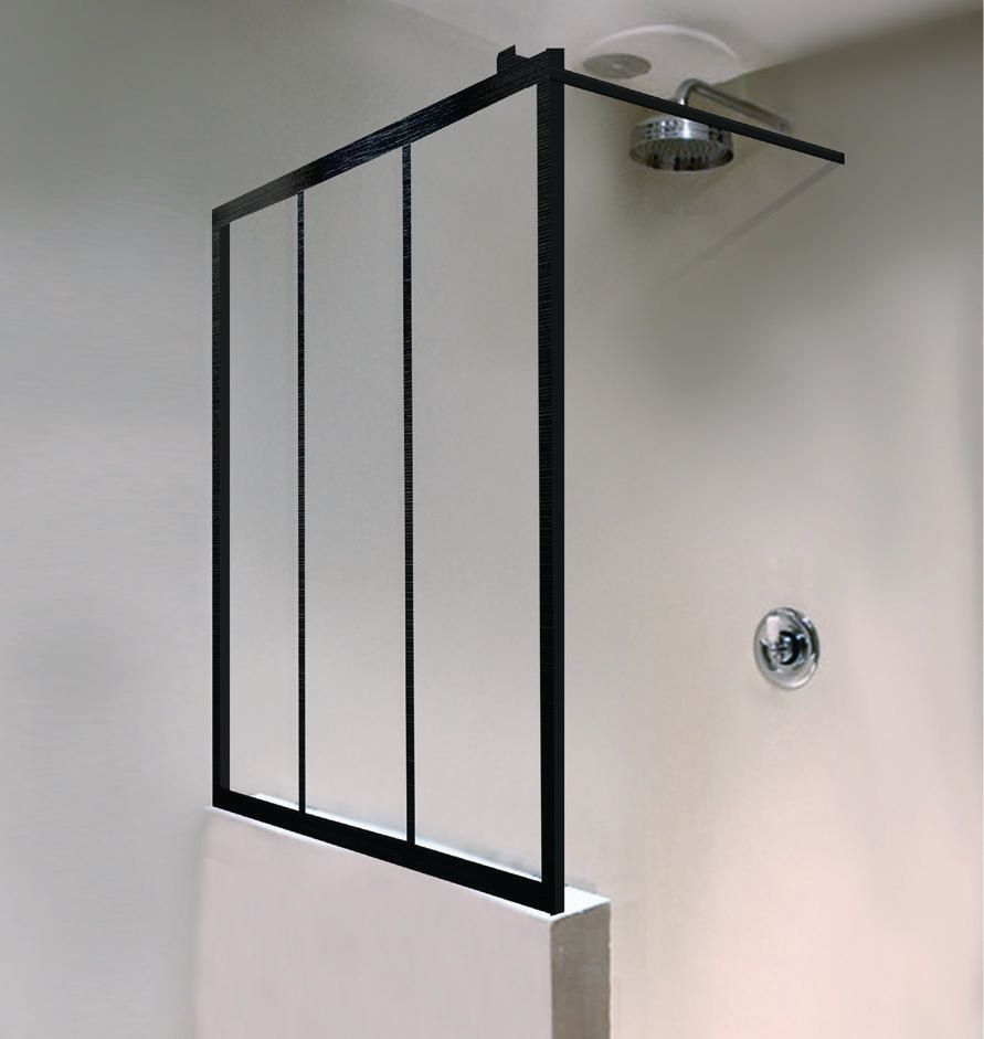 Rothalux - Paroi De Douche Philly Ambiance Loft Ei Pw4 12010 tout Paroi De Douche Sur Muret