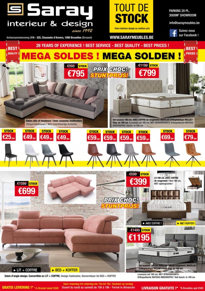 Saray Meubles Bruxelles Soldes Janvier 2020 By Saray Meubles serapportantà Saray Meubles Bruxelles