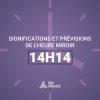 Significations Et Prévisions De L'Heure Miroir 14H14 encequiconcerne Heure Miroir 14H14