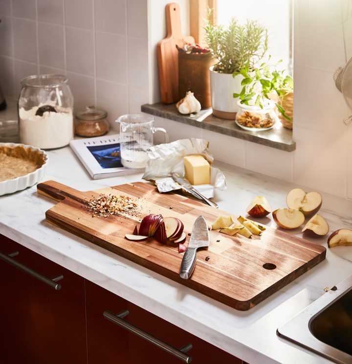Småäta Chopping Board – Acacia 72X28 Cm dedans Buffet Acacia Ikea