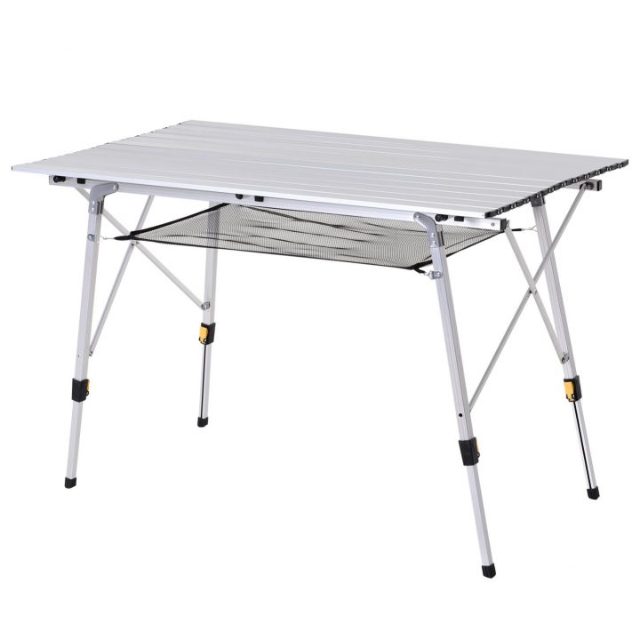 Table De Camping Pliante 6 Pers. En Aluminium concernant Pied De Table Pliable Leroy Merlin