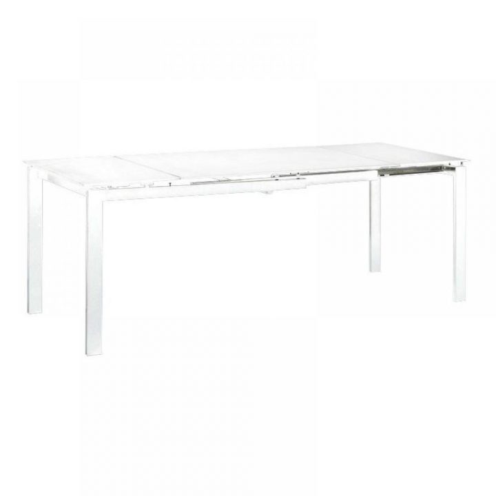 Table De Repas Design Au Meilleur Prix, Table Repas tout Commode Blanc Laqué Fly