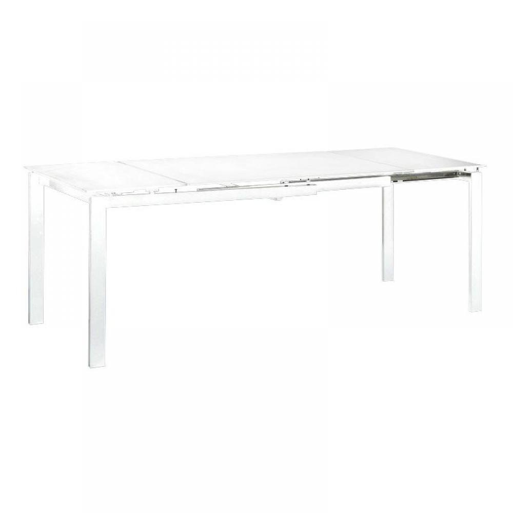 Table De Repas Design Au Meilleur Prix, Table Repas tout Commode Blanc Laqué Fly