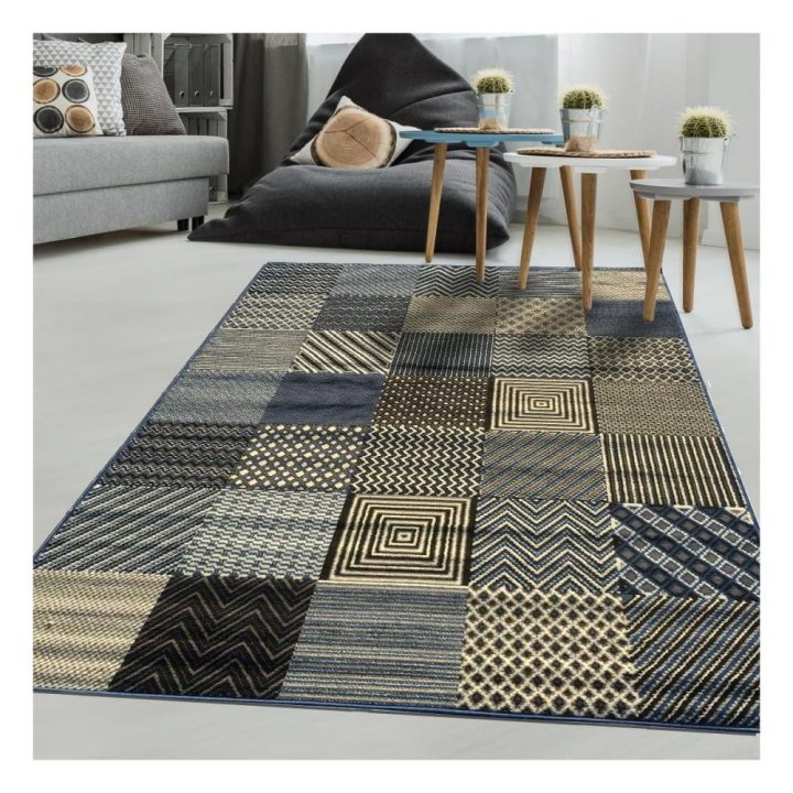 Tapis Moderne Bc Geotrem Polypropylène – 160X225 Cm destiné Rideau De Porte Chenille Gifi
