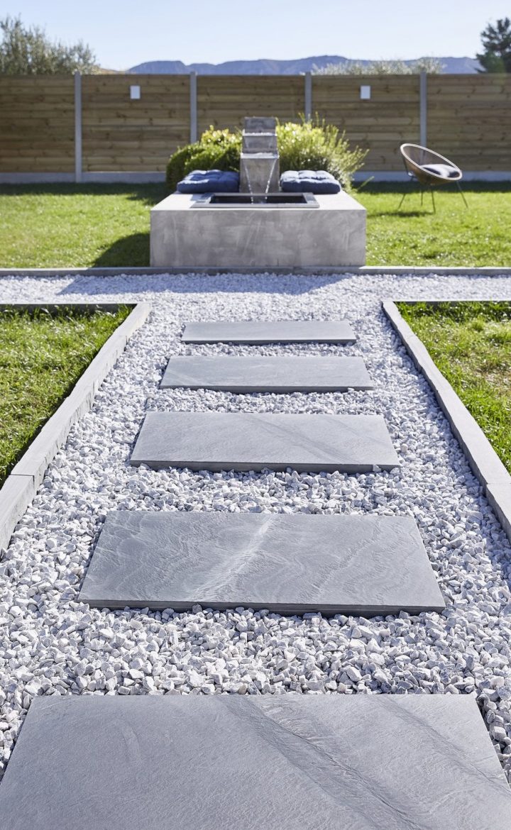 Un Jardin Avec Des Touches De Bois Et D'Osier | Leroy Merlin destiné Boule Déco Jardin Leroy Merlin