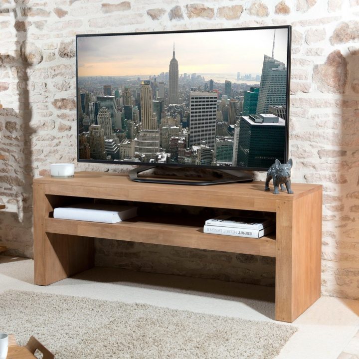 meuble tv etagere bois