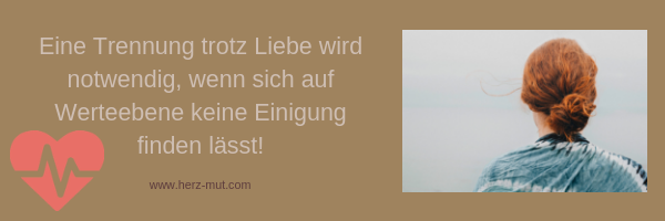 trennung von heute auf morgen