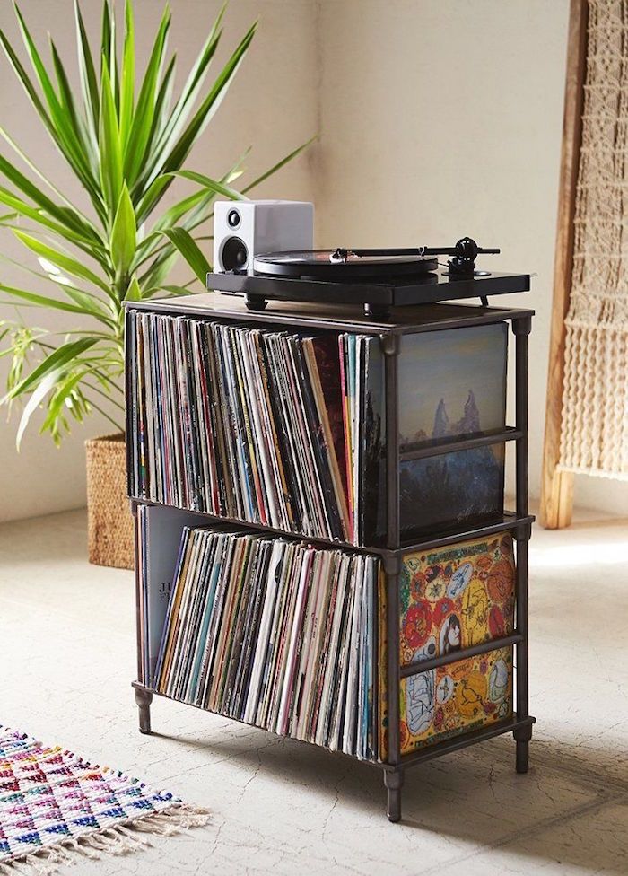 meuble à platine vinyle