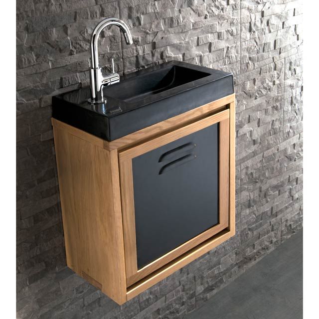 meuble lave main wc pas cher