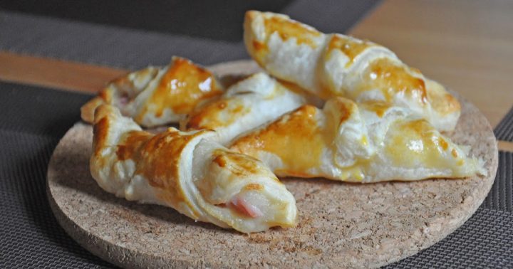 schinkenhörnchen mit schmand schinkenhörnchen mit schmand