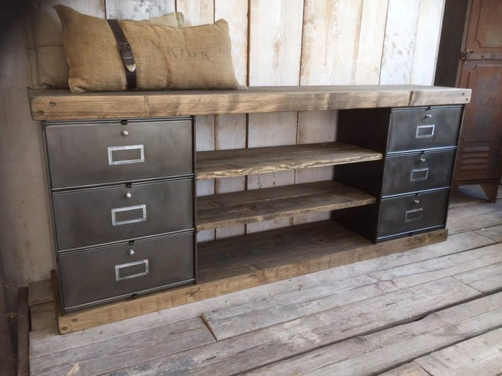 meubles industriels bois et metal