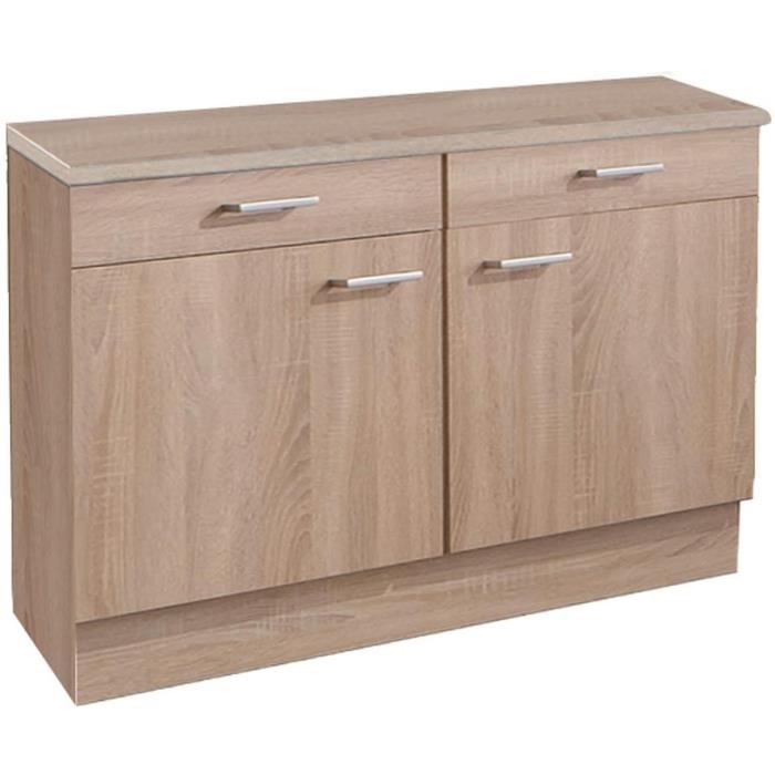 meuble cuisine 2 portes 2 tiroirs