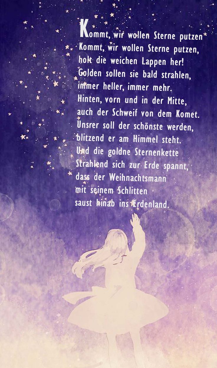 ihr lieben sterne kommt zu mir text