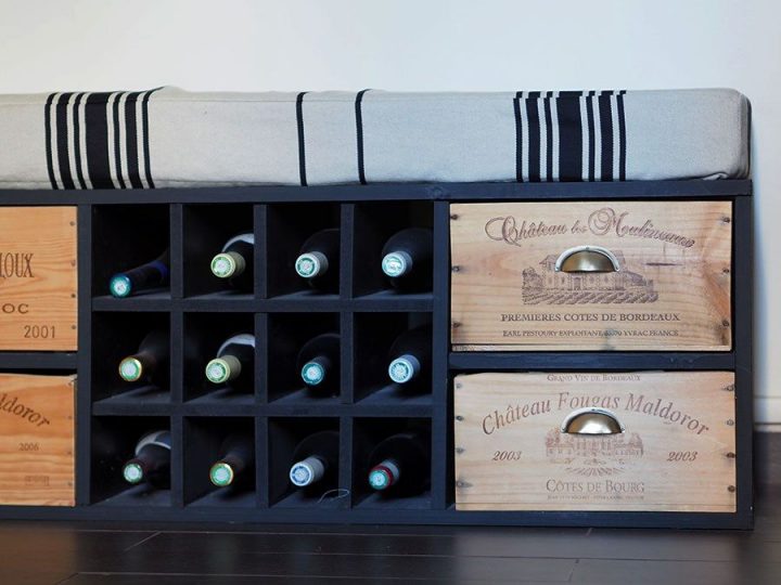 meubles en caisse de vin
