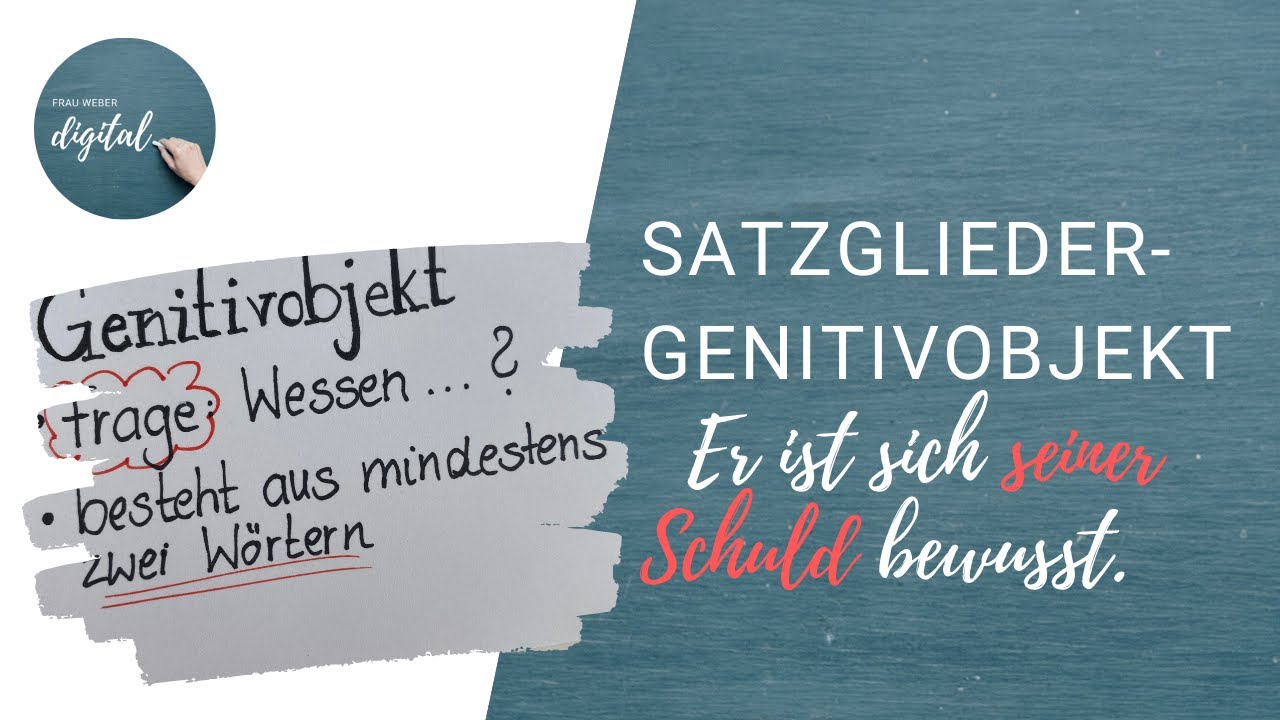 was ist ein genitivobjekt