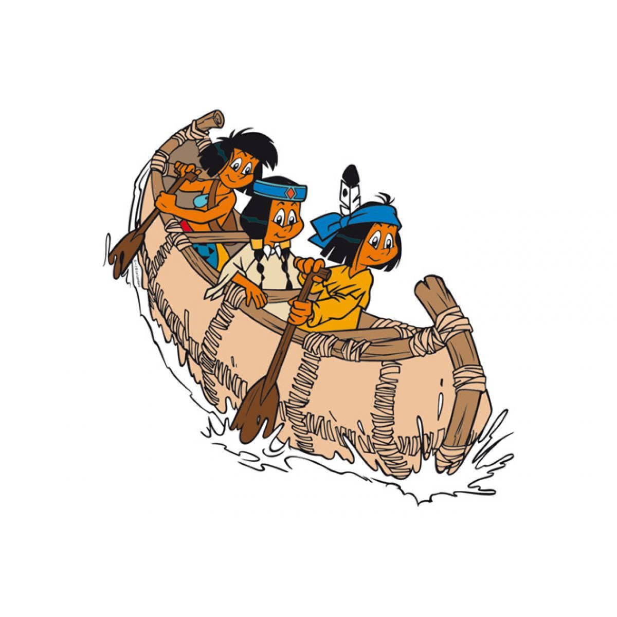 leichtes boot der indianer