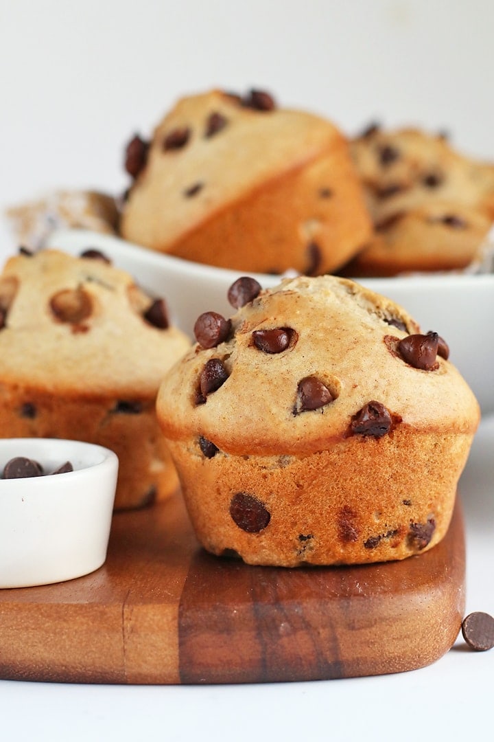 schoko chip muffins