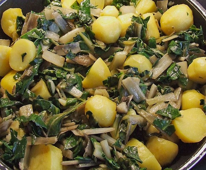 mangold mit kartoffeln mangold mit kartoffeln