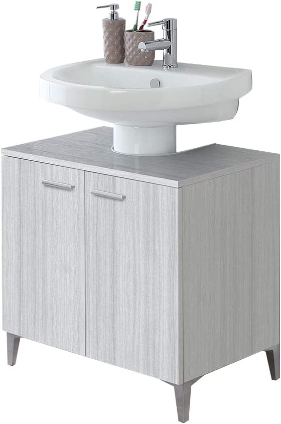 meuble sous lavabo avec pied