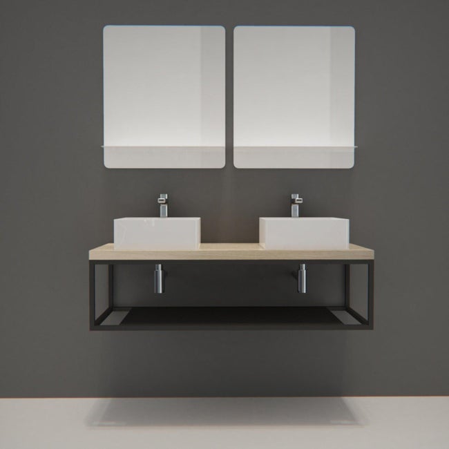 meuble salle de bain metal bois meuble salle de bain metal bois