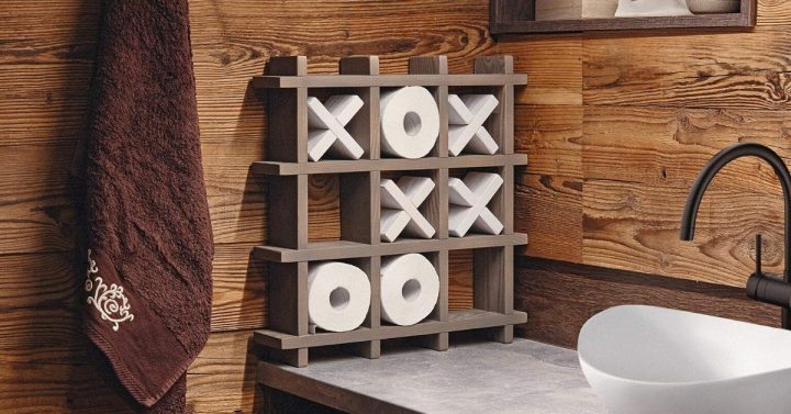 meuble range papier toilette