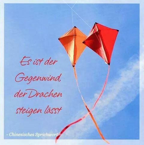 spruch drachen steigen